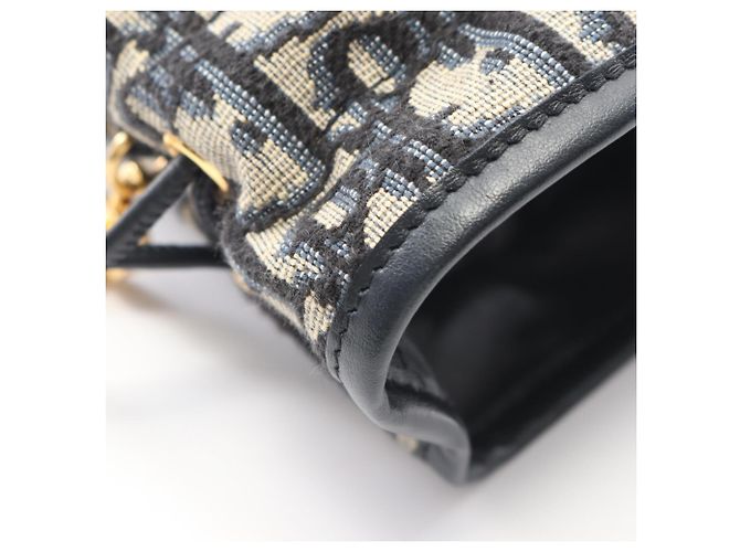 Borsa mini bucket con coulisse Christian Dior Dior 30 Montaigne - vista 7
