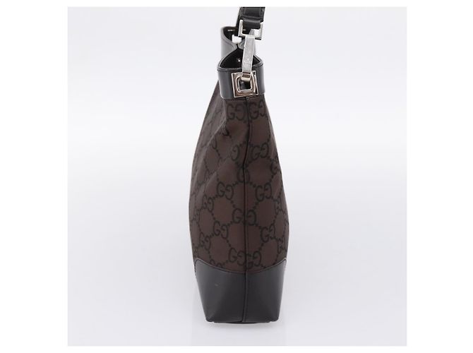 Gucci Vintage Clasp Handle Hobo (Outlet) GG Canvas Medium - vista 4