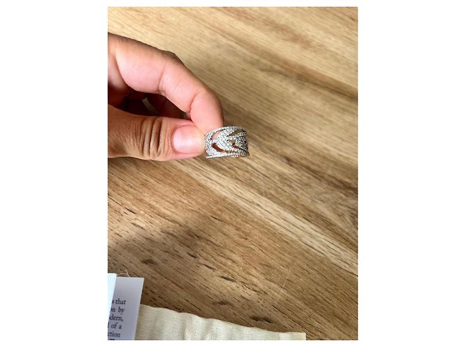 Ginette NY Ring aus Gelbgold und Diamanten - Ansicht 6