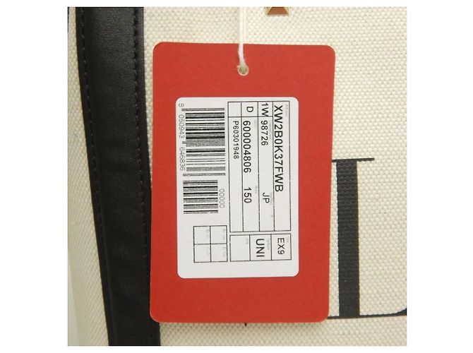Borsa Tote Valentino Garavani in tela e pelle - vista 17