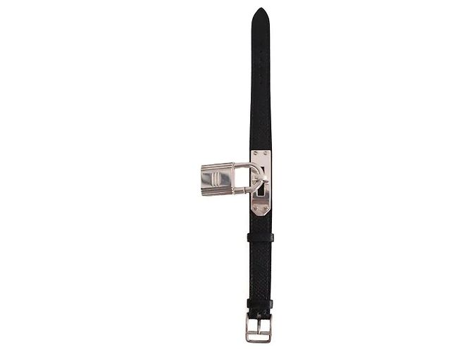 Hermès Orologio con cinturino Kelly nero - vista 3
