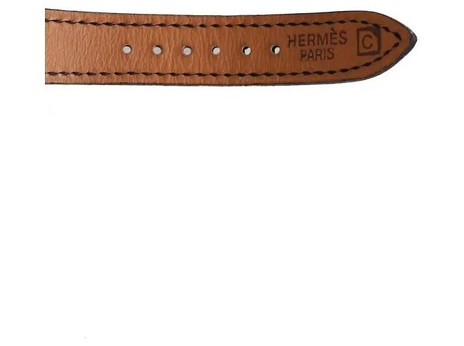 Hermès Orologio con cinturino Kelly nero - vista 5