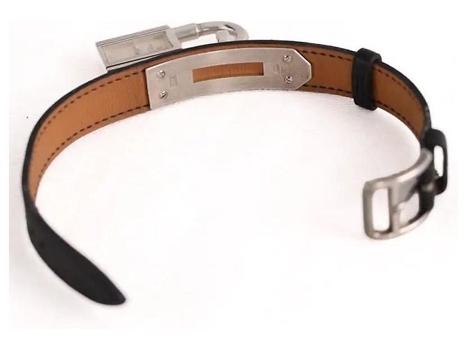 Hermès Orologio con cinturino Kelly nero - vista 6