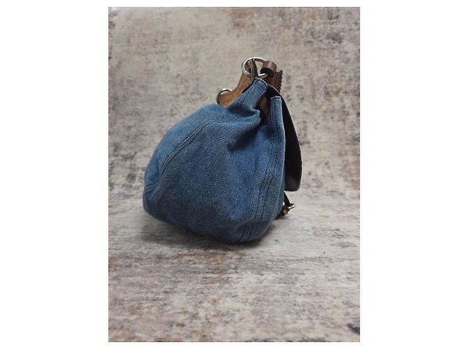 Bolso Miu Miu de denim y cuero - vista 8
