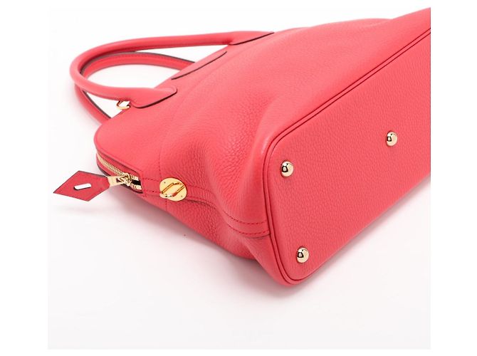 Hermès Borsa a tracolla Bolide 31 in pelle Taurillon Clemence Rouge de Coeur - vista 4