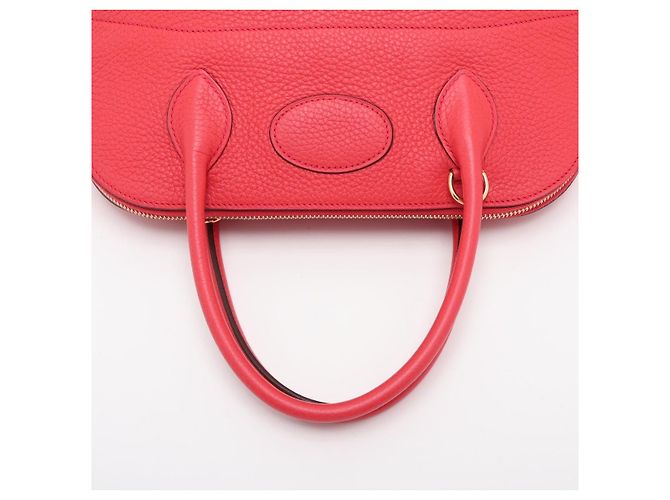 Hermès Borsa a tracolla Bolide 31 in pelle Taurillon Clemence Rouge de Coeur - vista 5