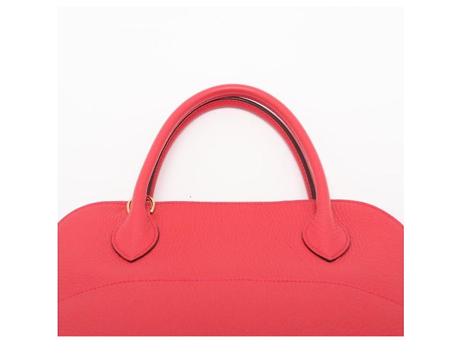 Hermès Borsa a tracolla Bolide 31 in pelle Taurillon Clemence Rouge de Coeur - vista 6