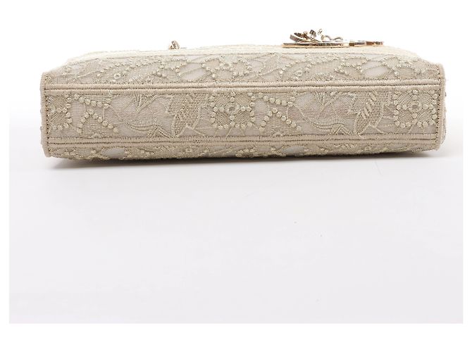Borsa 2Way Dior Lady D-Joy Racing in Beige - vista 7