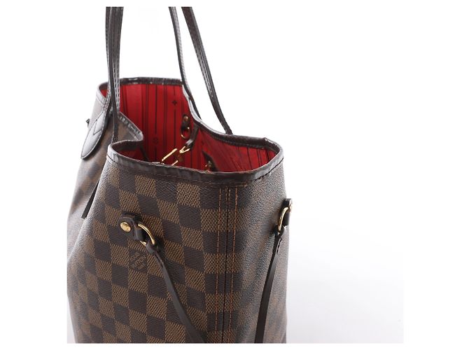 Louis Vuitton Neverfull MM Damier Ebene Schultertasche in Braun N51105 - Ansicht 5