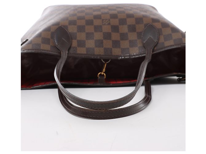 Louis Vuitton Neverfull MM Damier Ebene Schultertasche in Braun N51105 - Ansicht 6