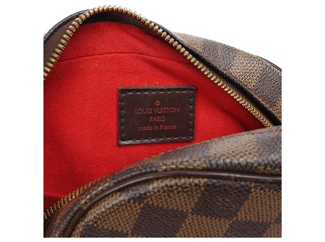 Borsa a tracolla Louis Vuitton Ipanema PM Damier in marrone N51294 - vista 10