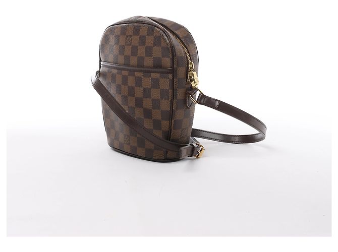 Borsa a tracolla Louis Vuitton Ipanema PM Damier in marrone N51294 - vista 2