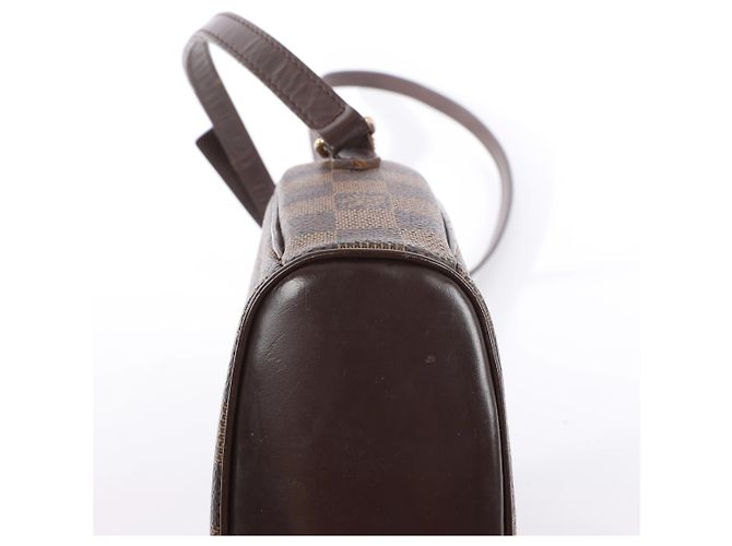 Borsa a tracolla Louis Vuitton Ipanema PM Damier in marrone N51294 - vista 7