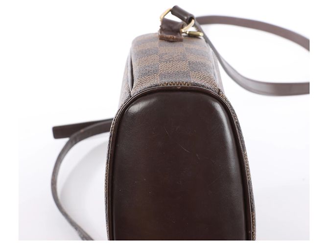 Borsa a tracolla Louis Vuitton Ipanema PM Damier in marrone N51294 - vista 8