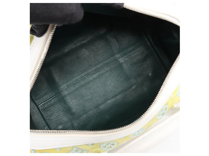 Borsa Louis Vuitton Speedy Round Monogram Bouclette in Green M40703 - vista 14