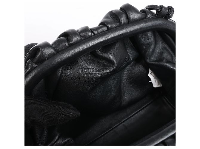 Bottega Veneta The Pouch Mini Borsa a tracolla in pelle Nero - vista 11