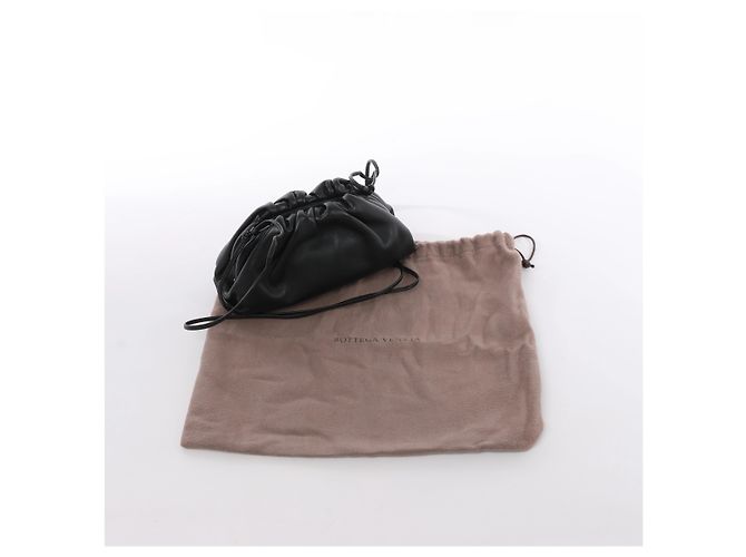 Bottega Veneta The Pouch Mini Borsa a tracolla in pelle Nero - vista 12
