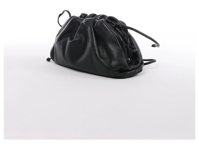 Bottega Veneta The Pouch Mini Borsa a tracolla in pelle Nero - vista 3
