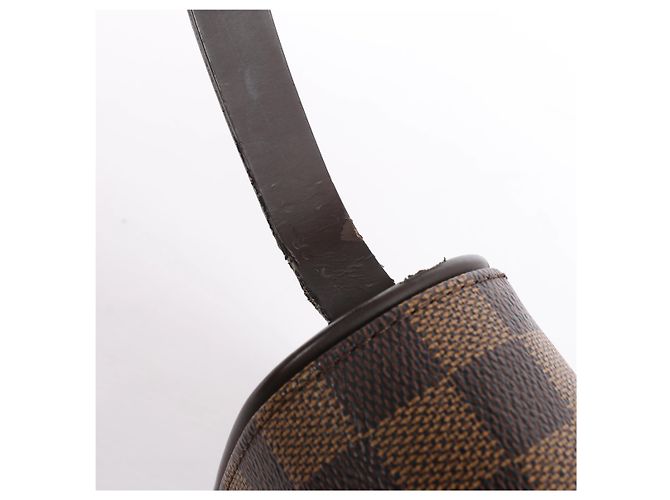 Borsa a tracolla Louis Vuitton Tribeca Damier Ebene in marrone N51160 - vista 12