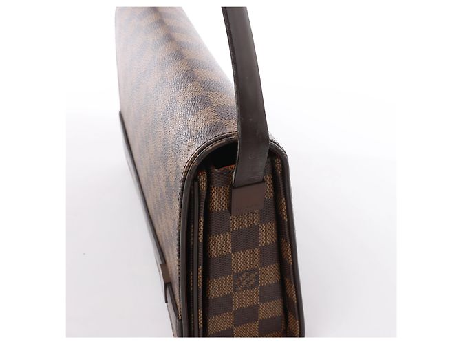 Borsa a tracolla Louis Vuitton Tribeca Damier Ebene in marrone N51160 - vista 5