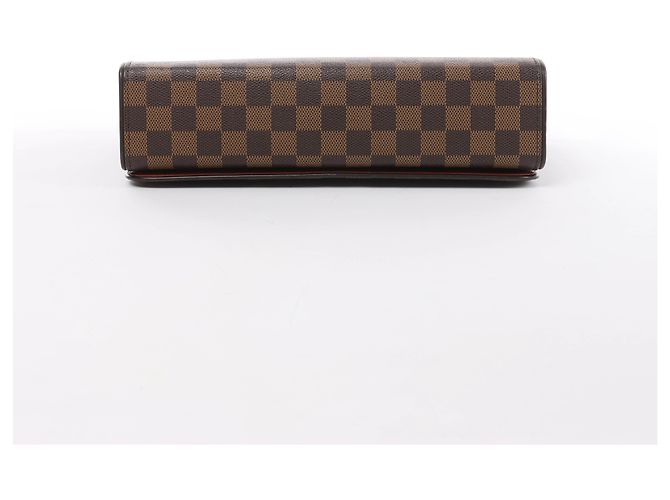Borsa a tracolla Louis Vuitton Tribeca Damier Ebene in marrone N51160 - vista 6