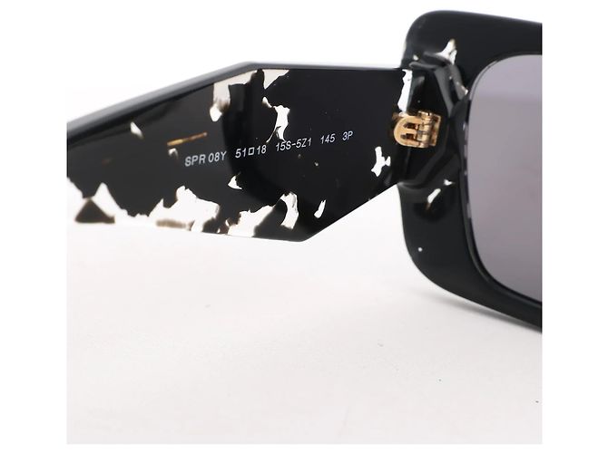 Óculos de Sol Prada Cat Eye-Frame em Black PR 08Y - vista 7