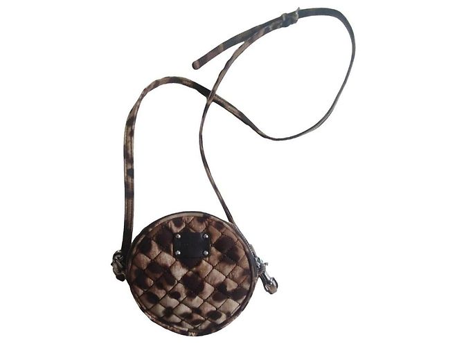 Borsa a tracolla rotonda matelassé leopardata Dolce & Gabbana - vista 2