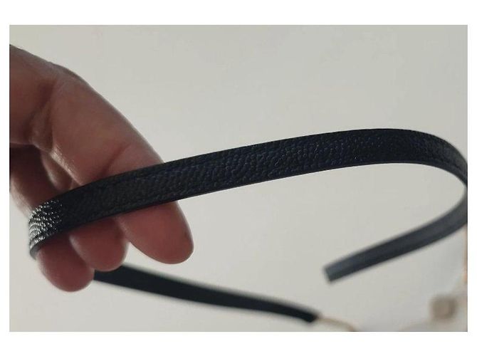 Autre Marque Saint Laurent Schultertasche aus schwarzem Leder - Ansicht 11
