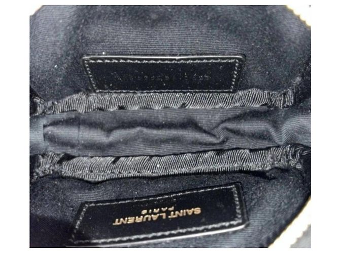 Autre Marque Saint Laurent Schultertasche aus schwarzem Leder - Ansicht 8