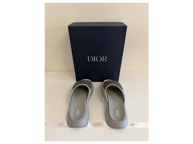 Dior H-Town Monogram Sandalen Grau - Ansicht 3