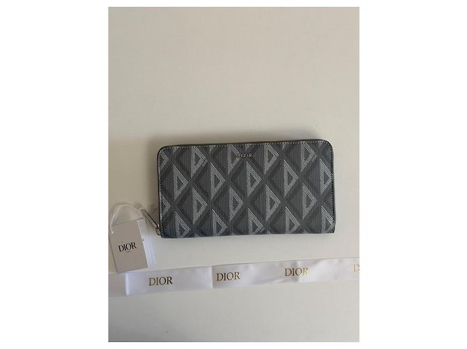 Carteira com fecho Dior Oblique - vista 3