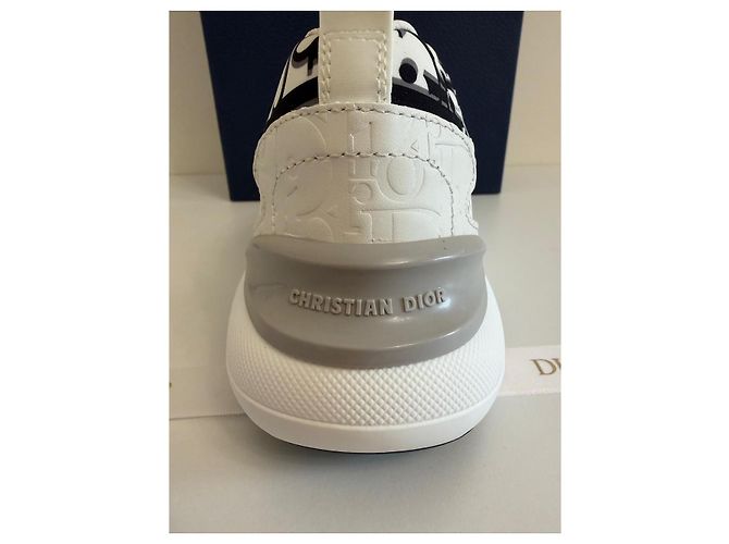 Sneakers Dior B23 Cannage Bianco e Nero - vista 10