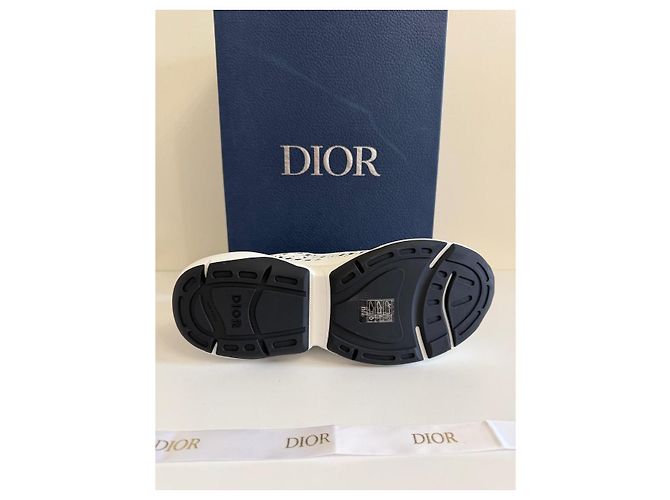 Sneakers Dior B23 Cannage Bianco e Nero - vista 11