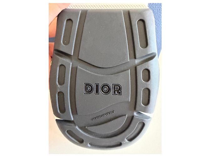 Sneakers Dior B23 Cannage Bianco e Nero - vista 12