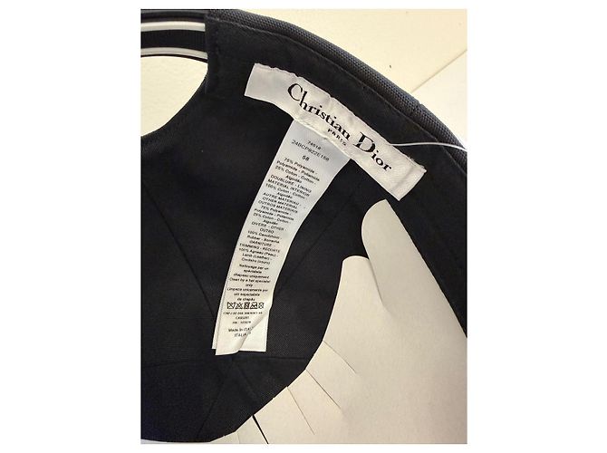 Christian Dior Kappe Schwarz - Ansicht 7