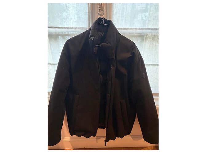 Moncler schwarze Nylonjacke - Ansicht 2