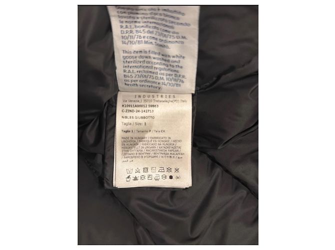 Moncler schwarze Nylonjacke - Ansicht 4