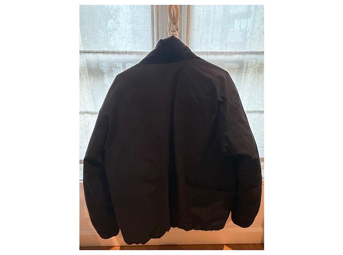 Moncler schwarze Nylonjacke - Ansicht 6