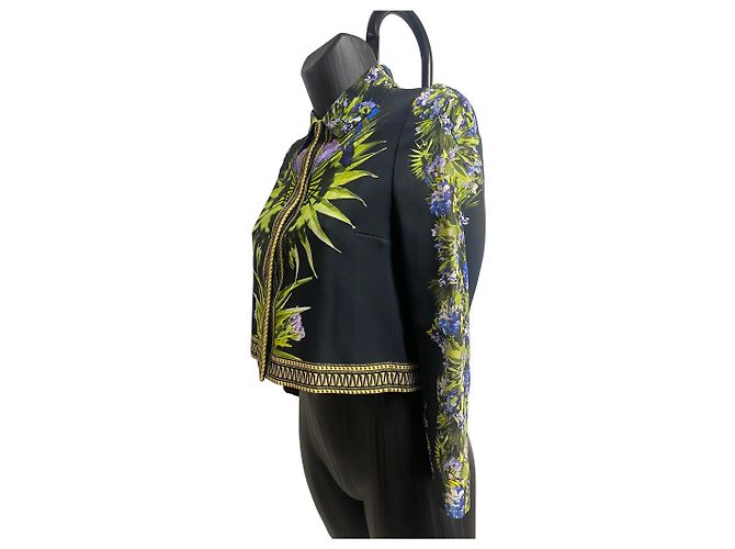 Givenchy RESORT 2012 di Riccardo Tisci Giacca corta floreale botanica (FR 38) - vista 3
