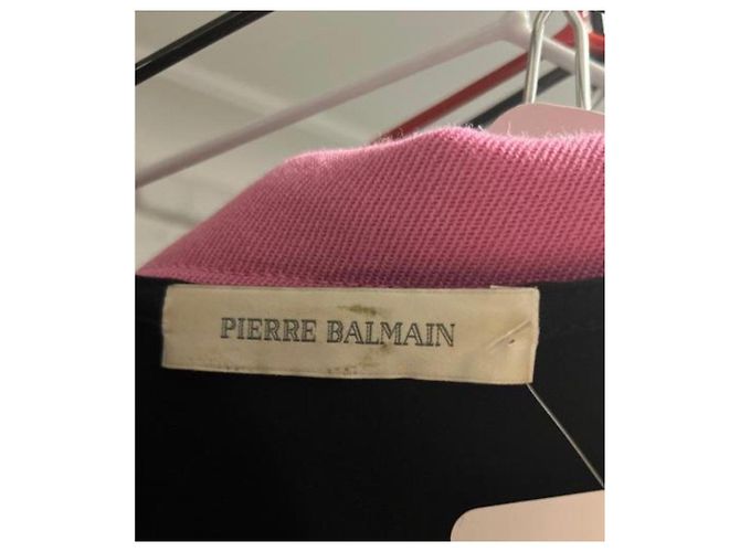 Vestido ajustado negro Balmain Pierre Con cremallera asimétrica EU 38 M de segunda mano - vista 6