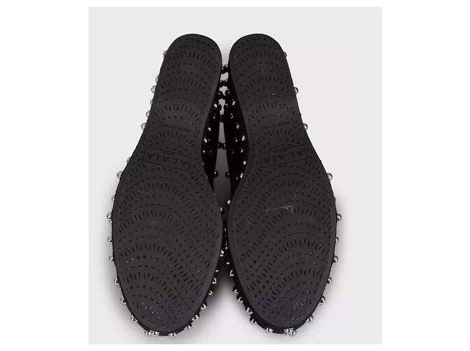 Décolleté wedge in camoscio nero Alaïa NWOB - Taglia EU 38 usato - vista 5