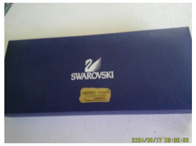 Swarovski Collar de Cristales Burdeos y Ámbar Dorado - vista 8