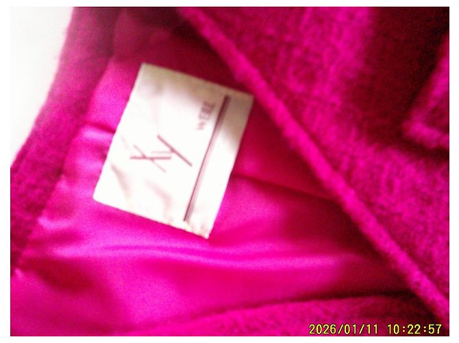 Chaqueta corta Weill de lana y seda rosa - vista 6