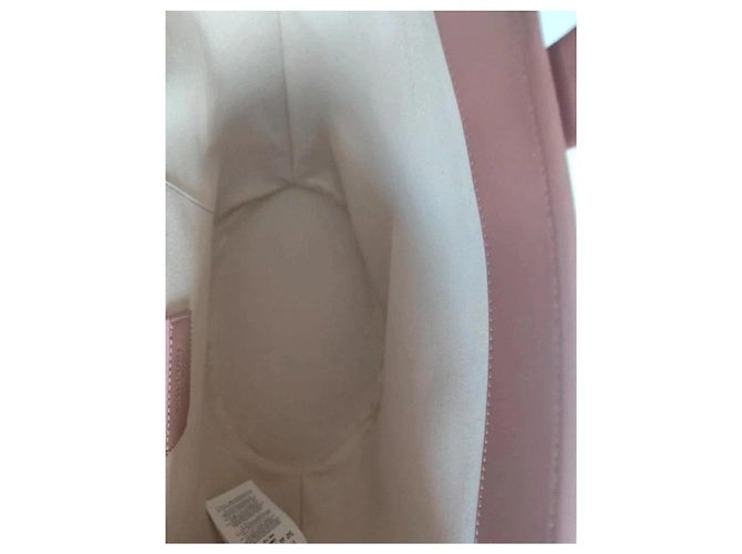 Sac cabas Missoni rose texturé - vue 7