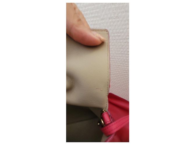 Gancini Borsa in pelle rosa Salvatore Ferragamo - vista 11