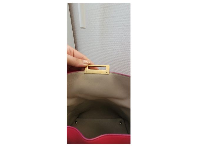 Gancini Borsa in pelle rosa Salvatore Ferragamo - vista 12