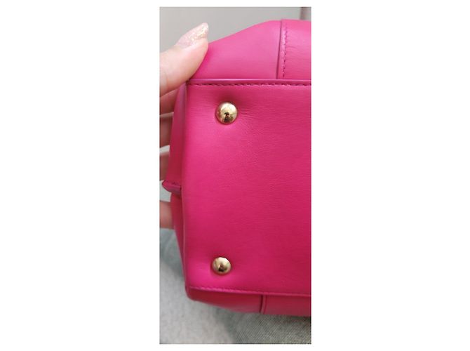 Gancini Borsa in pelle rosa Salvatore Ferragamo - vista 18