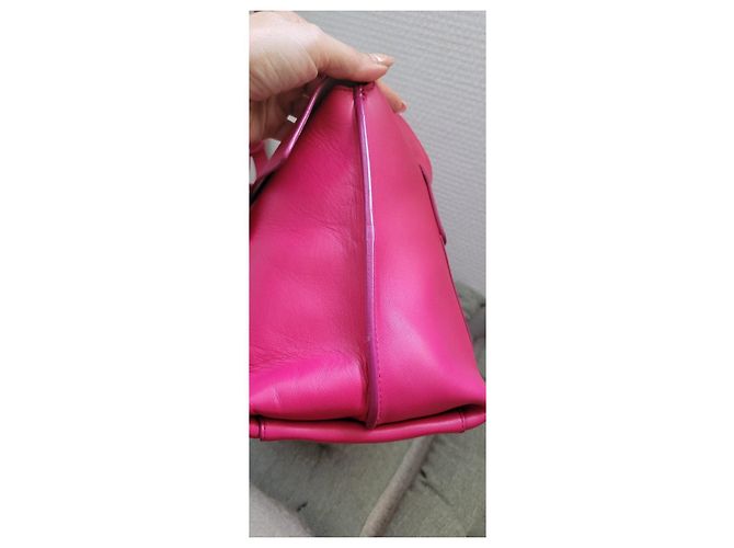 Gancini Borsa in pelle rosa Salvatore Ferragamo - vista 19