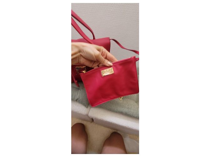 Gancini Borsa in pelle rosa Salvatore Ferragamo - vista 2