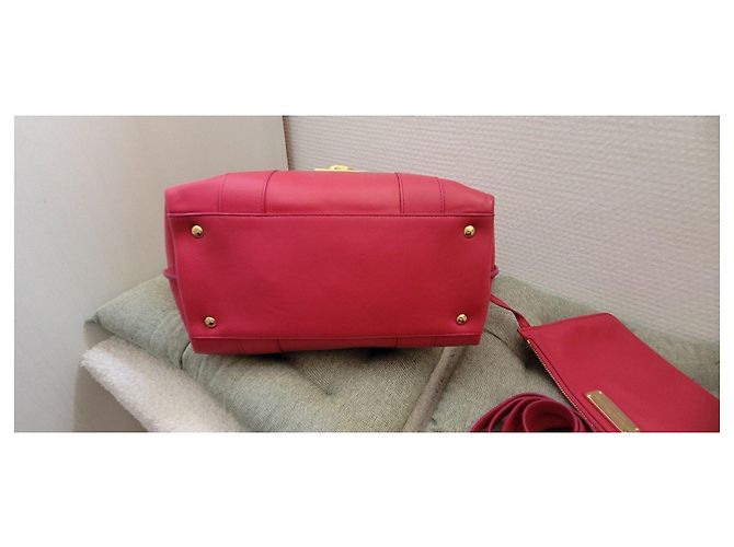Gancini Borsa in pelle rosa Salvatore Ferragamo - vista 5
